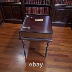 Vintage Brass Hinged Engravable Bombay Co/CherryTrinket/Memory Box/Sidetable