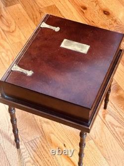 Vintage Brass Hinged Engravable Bombay Co/CherryTrinket/Memory Box/Sidetable