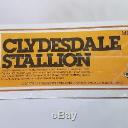 Vintage Breyer Clydesdale Stallion NOS #80 sealed box 1982 Made in USA