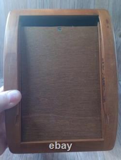 Vintage Bruce Erdman Circa 1980 Cherry Wood Tambour Jewelery Box
