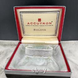 Vintage Bulova Accutron Watch Box Display