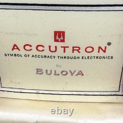 Vintage Bulova Accutron Watch Box Display