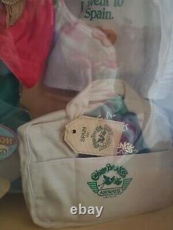Vintage! Cabbage Patch Kids World Traveler Doll Spain Cole Benton. In The Box