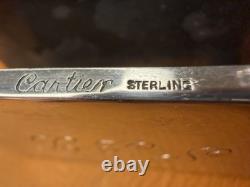 Vintage Cartier Sterling Silver Matchbox Holder 28 grams with Carnelian Gemstone