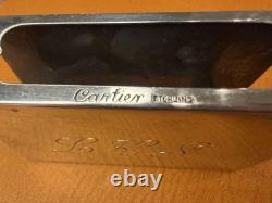 Vintage Cartier Sterling Silver Matchbox Holder 28 grams with Carnelian Gemstone