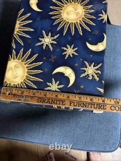 Vintage Celestial Sun Moon Stars Storage Trunk Whimsigoth Y2K TriCoastal