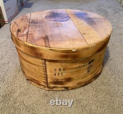 Vintage Cheese Wheel Box