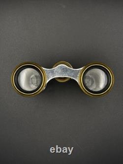 Vintage Chevalier Paris Opera Glasses Binoculars with Box Hunting Scene