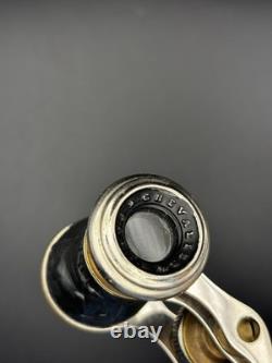 Vintage Chevalier Paris Opera Glasses Binoculars with Box Hunting Scene