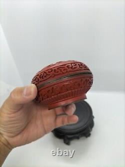 Vintage Chinese Handmade Red Box