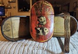 Vintage Chinese stacked lacquer box