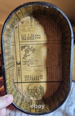 Vintage Chinese stacked lacquer box