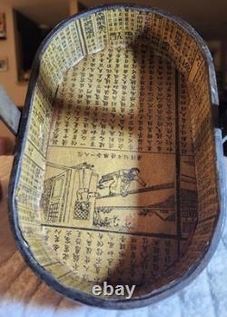 Vintage Chinese stacked lacquer box