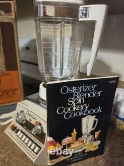 Vintage Chrome Oster Osterizer Pulse Matic 14 Dual Range Blender BaseIN BOX