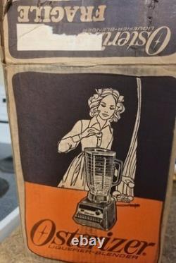 Vintage Chrome Oster Osterizer Pulse Matic 14 Dual Range Blender BaseIN BOX