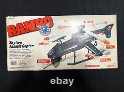 Vintage Coleco Rambo Force Of Freedom Skyfire Assault Copter New Sealed Box 1985