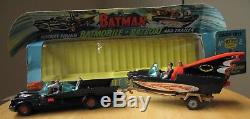 Vintage Corgi Toys Gift Set 3 First Issue Batmobile & Batboat Boxed Exc