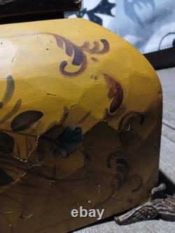 Vintage Decorative Keep Sake Box. Beautifully Hand Painted With Floral Designs