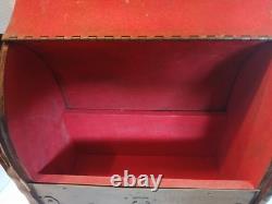 Vintage Decorative Wood Metal RARE Wine Box Made in Germany