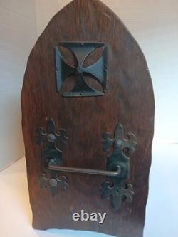 Vintage Decorative Wood Metal RARE Wine Box Made in Germany