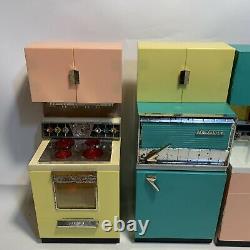 Vintage Deluxe Reading Dream Kitchen Mid Century Modern Barbie Kitchen Set W Box