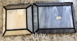 Vintage Disney Donald Duck And Goofy Stained Glass Jewelry Box