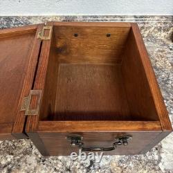 Vintage Ducks Unlimited Wooden Chest Box Lab Retriever Puppies England 12x9x7