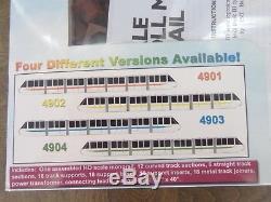 Vintage E-R Monorail Set Red New in Box with Paper Work HO Scale Model 4901 Red