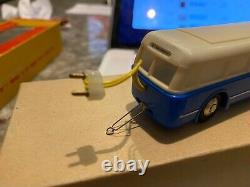 Vintage EHEIM HO Scale TROLLEY / BUS TRAILER NON POWERED #106 BLUE IN ORIG BOX