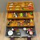 Vintage Eagle Iii Tackle Box Full With Trout & Salmon Lures Baits Hooks Rigs