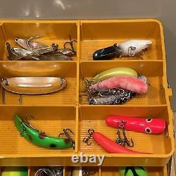 Vintage Eagle III Tackle Box Full With Trout & Salmon Lures Baits Hooks Rigs