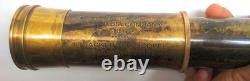 Vintage East India Company Brass Spyglass 32 Antique Leather Gift Box