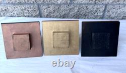 Vintage Egyptian Pyramid Wood Trinket Decorative Art Box Lois Stopple 1977 Egypt