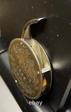 Vintage Eloi Depose 1833 5 Franc Coin Pill Box