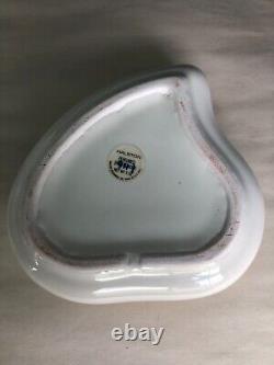 Vintage Elsa Peretti (Bean) for Halston Lidded Heart Shaped Ceramic Powder Box