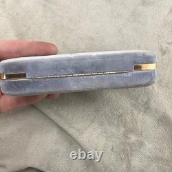 Vintage Empty Taylor Maid Display Box Grey Velvet