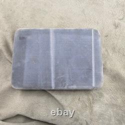 Vintage Empty Taylor Maid Display Box Grey Velvet