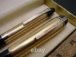 Vintage Eversharp Skyline Fountain Pen Mechanical Pencil Set In Original Box GF