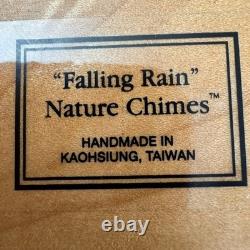 Vintage Falling Rain Nature Chimes Handmade Taiwan Meditation Zen Sound Box