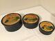 Vintage Farmhouse Shaker Style 3d Cheese Box Set Of 3 Nesting Rare