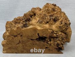 Vintage Figured Maple Burl Lidded Box by Maple Leaf Studio 1990's