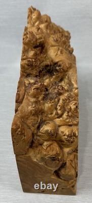 Vintage Figured Maple Burl Lidded Box by Maple Leaf Studio 1990's