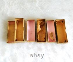 Vintage Flower of Love Perfume Cardboard Box Austria Collectible Set of 3 CB832