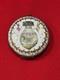 Vintage French Hand Painted Porcelain Hinged Trinket Box Je Suis Libre 2.5