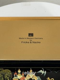 Vintage Fricke & Nacke German Lacquer Trinket Box Fairy Tale Scene