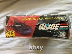 Vintage G. I. JOE Cobra Night Landing 1985 NISB ARGENTINA PLASTIRAMA Dented Box