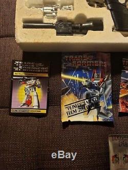 Vintage G1 Transformers Megatron in Box Unapplied Stickers Nice Rare 1984