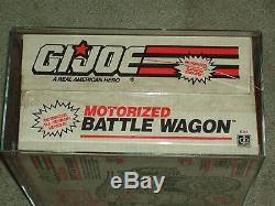 Vintage GI JOE 1991 AFA 85 Motorized BATTLE WAGON HASBRO Ser. 10 MISB SEALED BOX