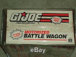 Vintage GI JOE 1991 AFA 85 Motorized BATTLE WAGON HASBRO Ser. 10 MISB SEALED BOX
