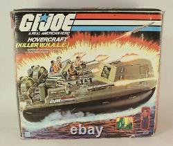 Vintage GI Joe ARAH Hovercraft Killer Whale W. H. A. L. E. With Original Box 1984